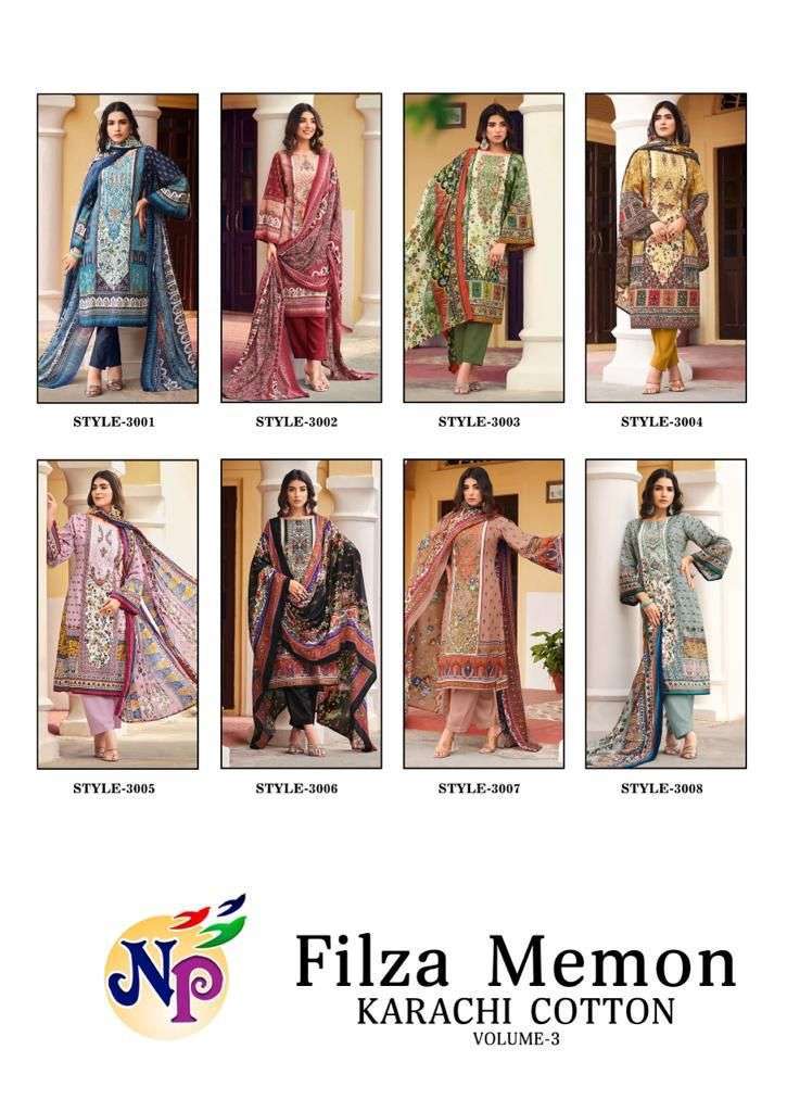 Nand Gopal Filza Memon Vol-3 Karachi Cotton  Dress Material Catalogue Review