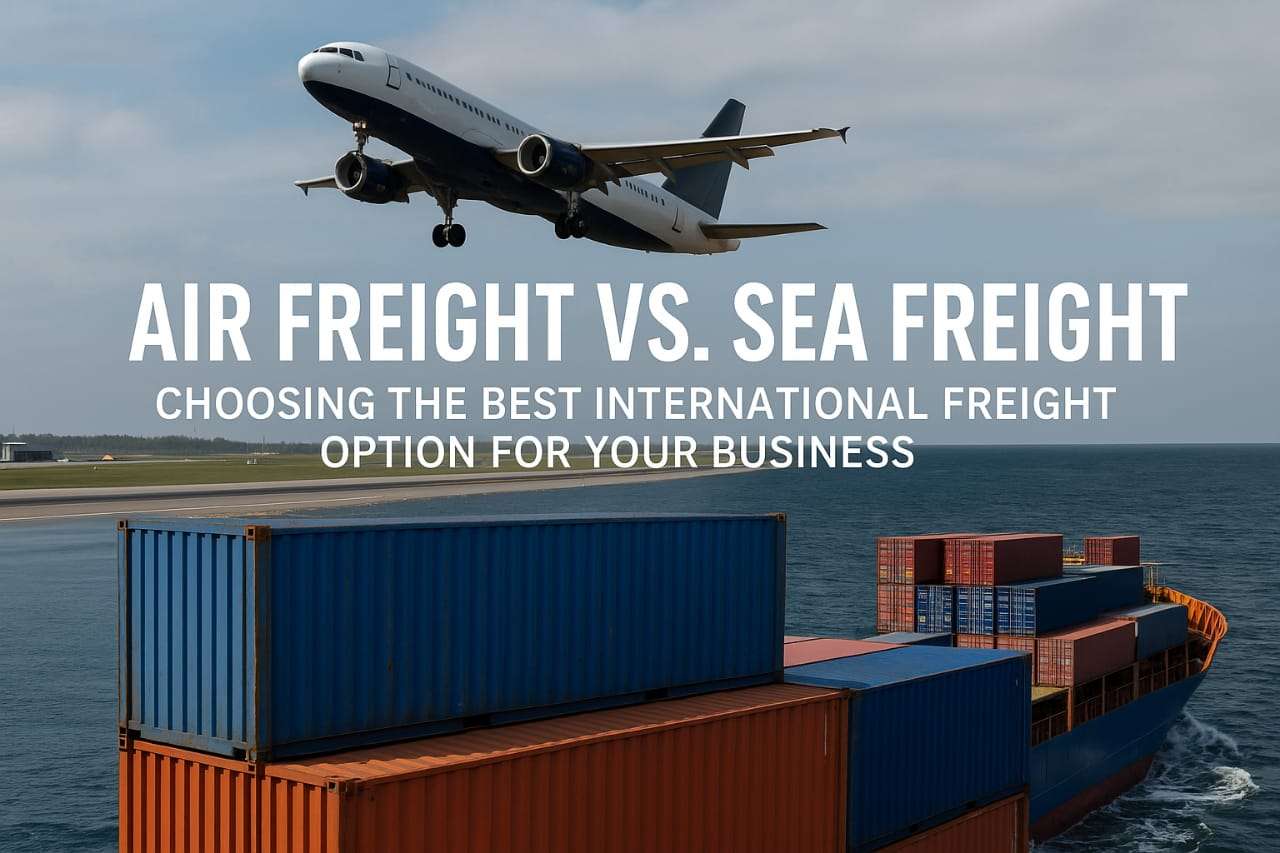 Air Freight vs. Sea Freight: Choosing the Best International Freight Option for Your Business