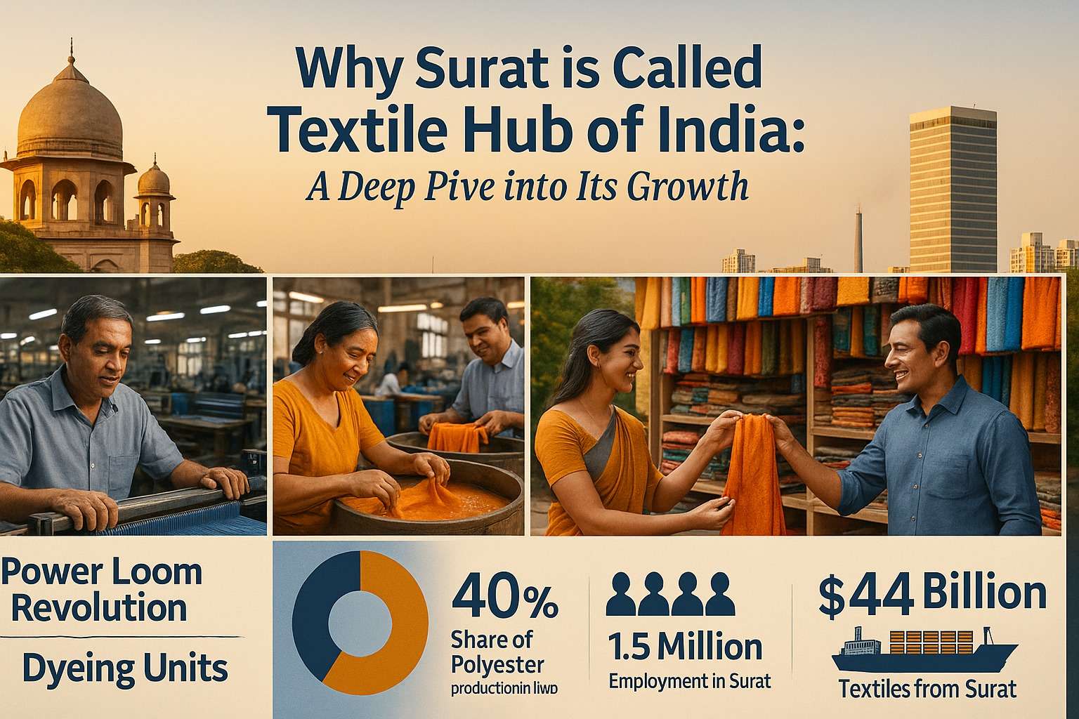 Why Surat is the Textile Hub of India: A Deep Dive into Its Growth