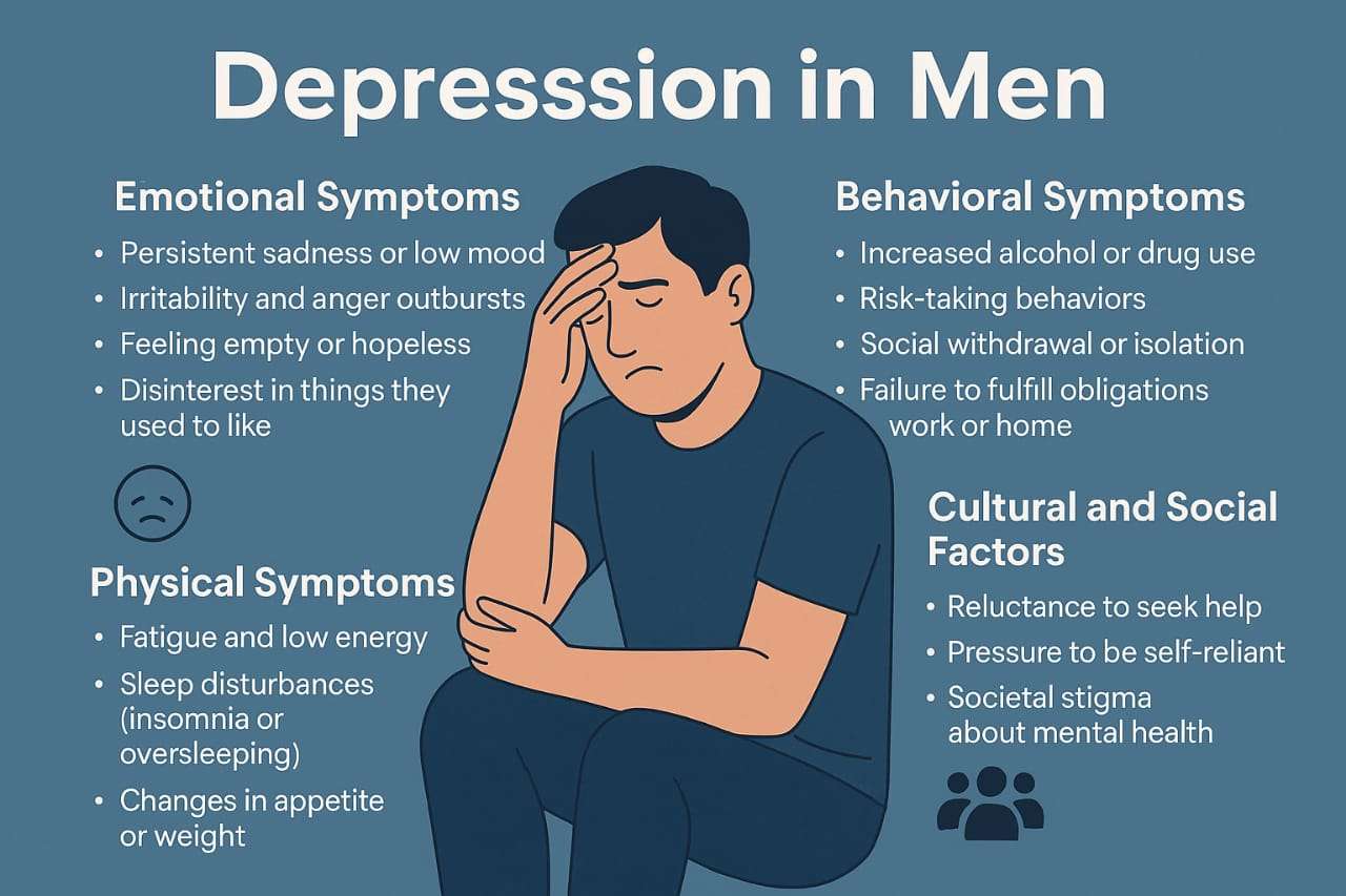 Depression in Men: Signs, Symptoms, and Treatment Options