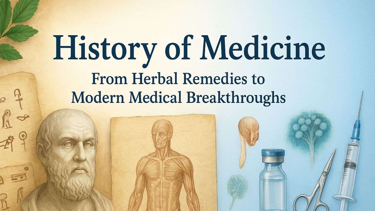 History of Medicine: From Ancient Remedies to Modern Breakthroughs