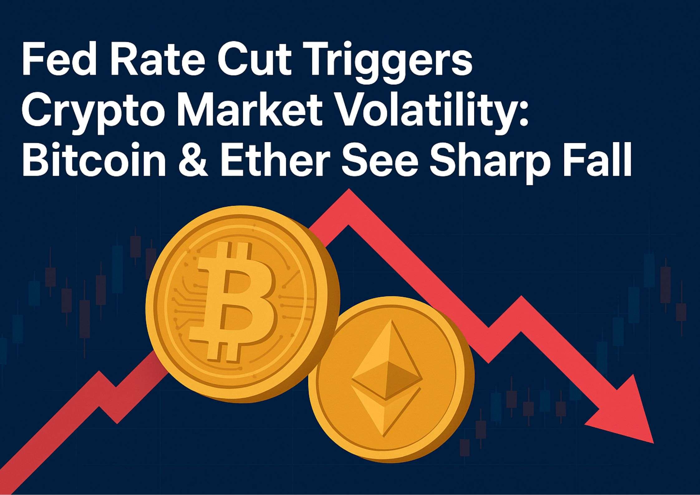 Fed Rate Cut Shocks Crypto Market: Bitcoin and Ether Prices Decline