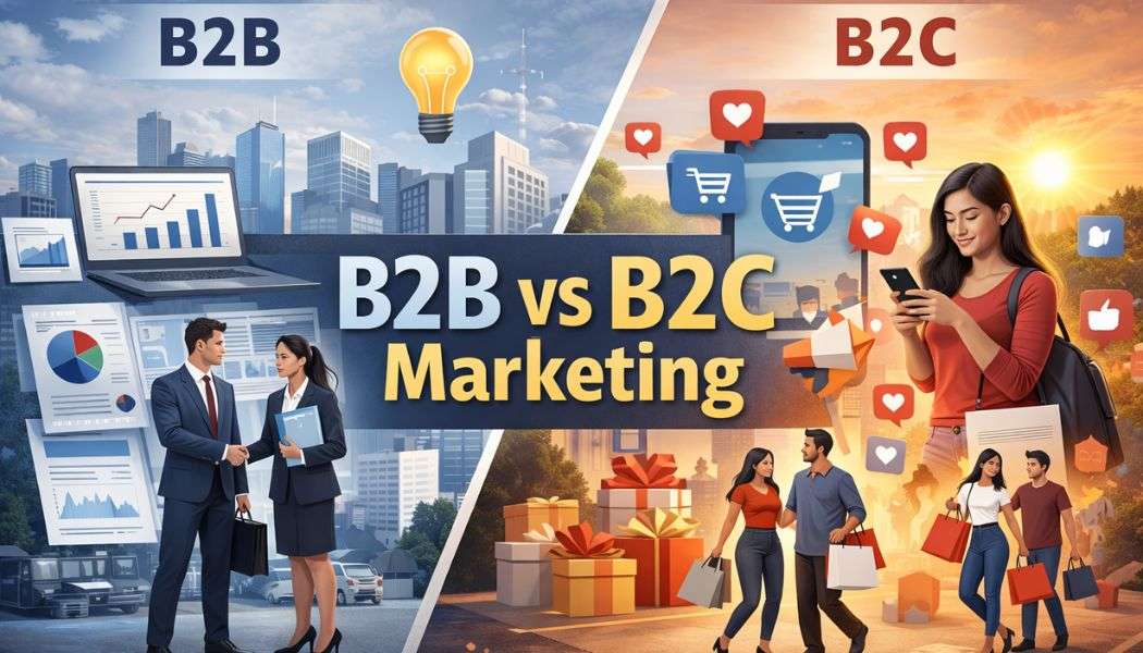 B2B vs B2C Marketing: Key Differences, Strategies, Examples & Funnel