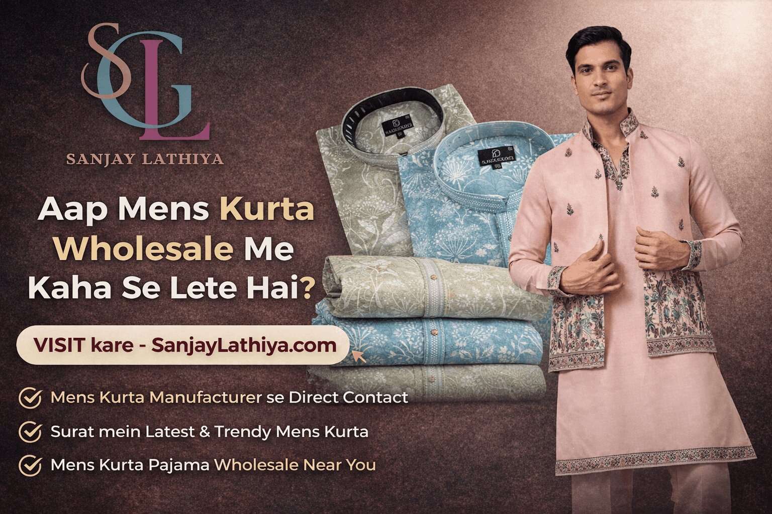 Aap Mens Kurta Wholesale Me Kaha Se Lete Hain?