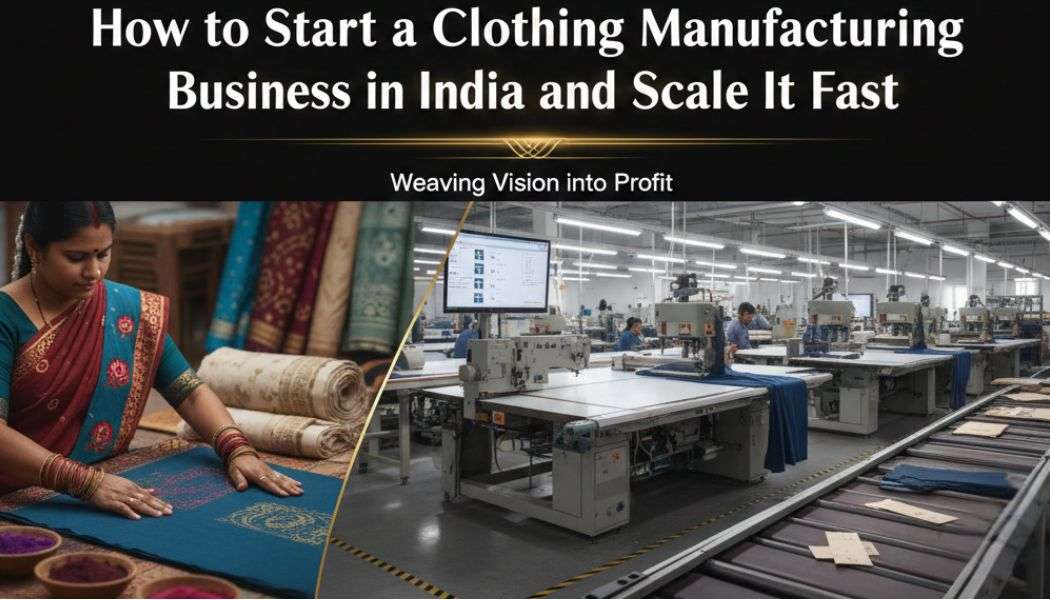How to Start a Clothing Manufacturing Business in India and Scale It Fast