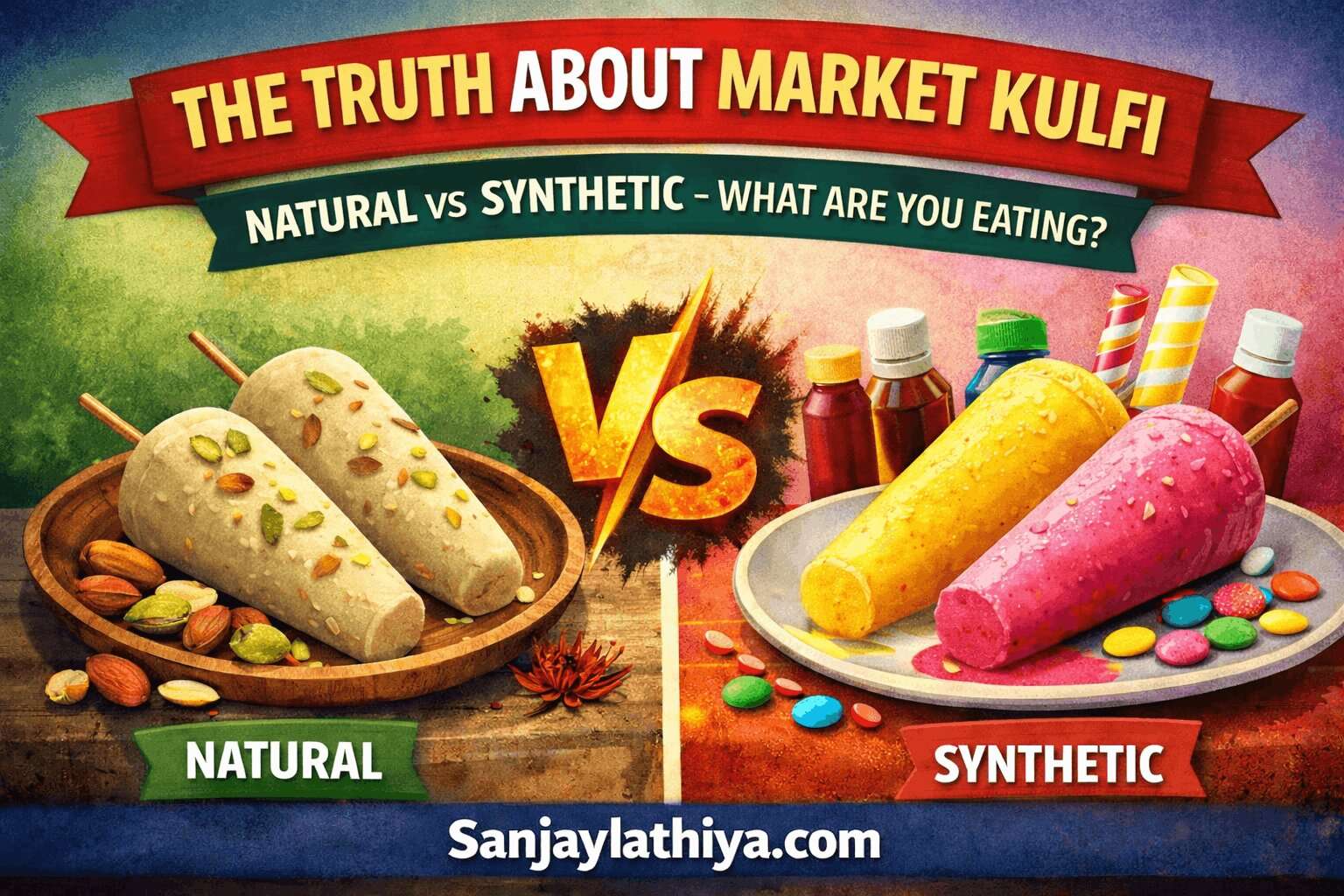માર્કેટની કુલ્ફીમાં શું હોય છે? નેચરલ vs સિન્થેટિક