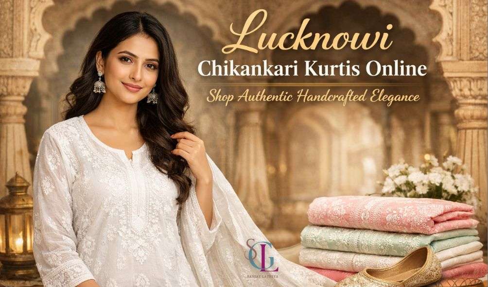 Lucknowi Chikankari Kurtis Online – Shop Authentic Handcrafted Elegance