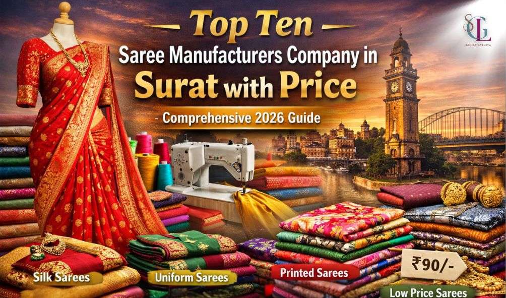 Top Ten Saree Manufacturers Company in Surat with Price