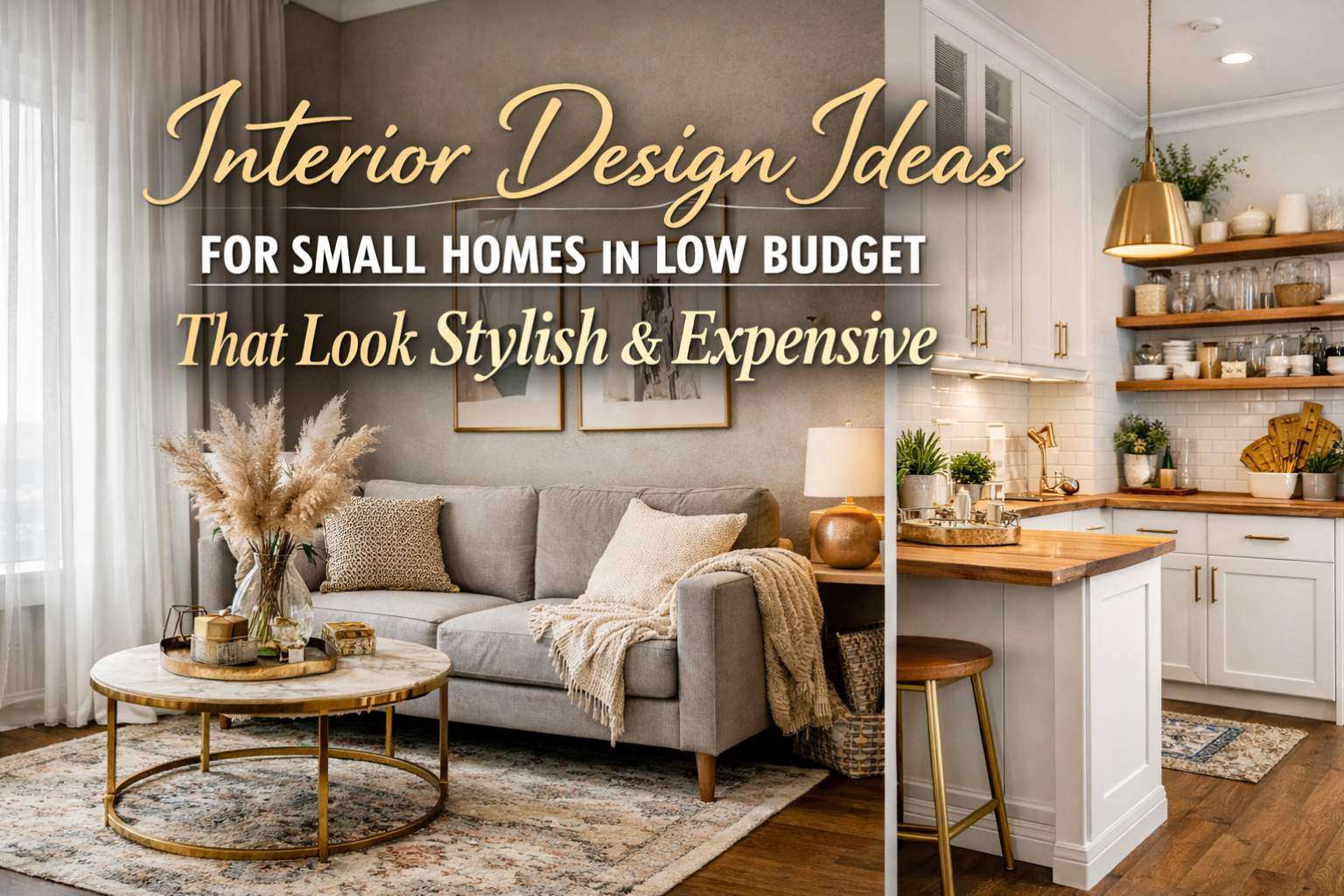 Interior Design Ideas for Small Homes in Low Budget That Look Stylish & Expensive