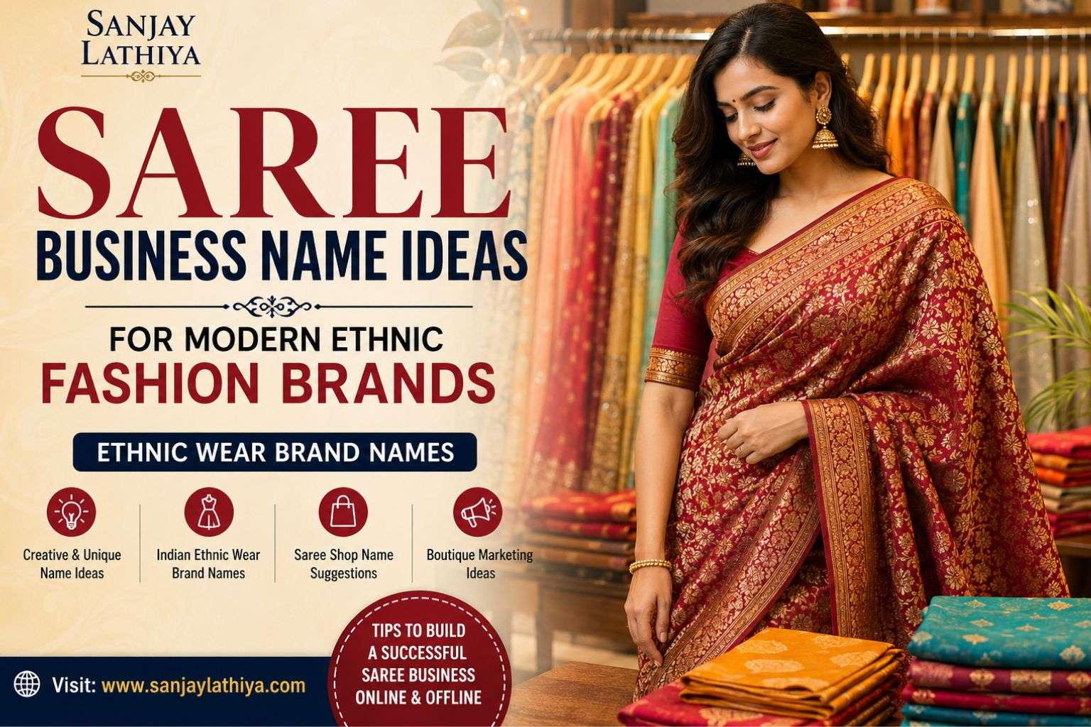 Saree Business Name Ideas for Modern Ethnic Fashion Brands