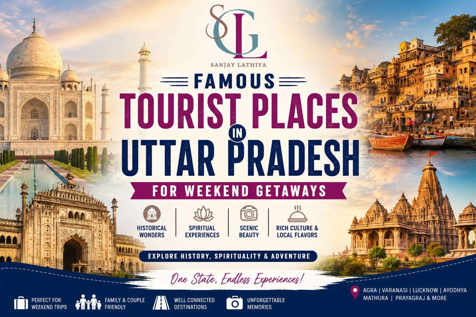 Famous Tourist Places in Uttar Pradesh for Weekend Getaways