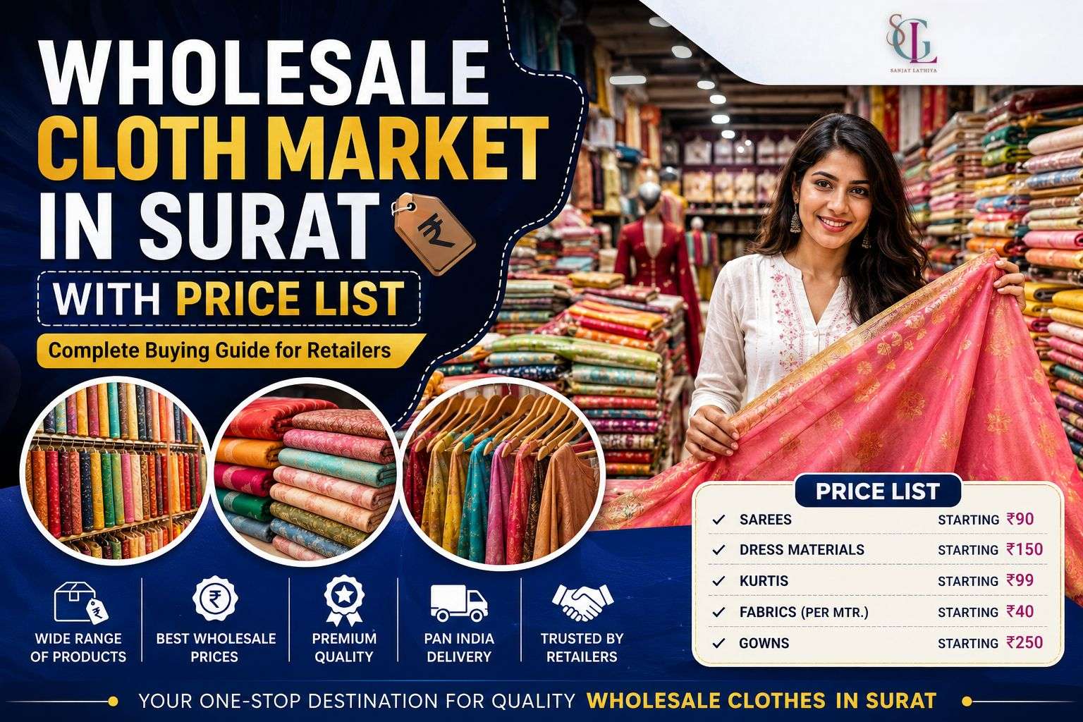 Wholesale Cloth Market in Surat With Price List: Complete Buying Guide for Retailers