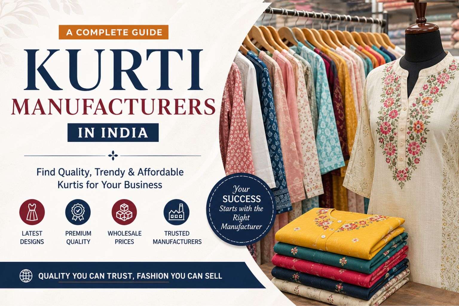 Kurti Manufacturers in India: A Complete Guide to Finding Quality Wholesale Kurti Suppliers
