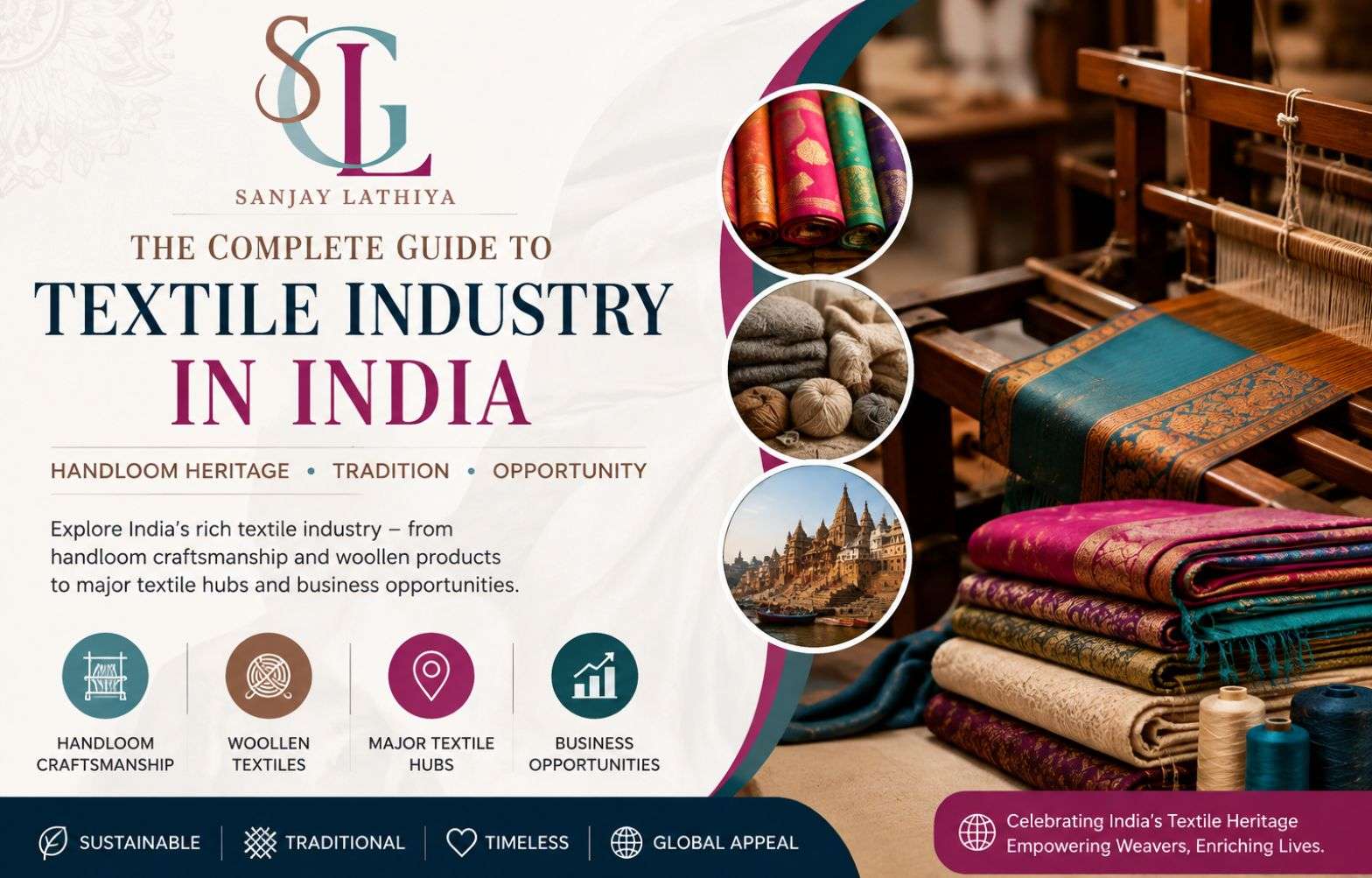 Handloom Textile Industry in India: Major Hubs, Products, and Market Opportunities