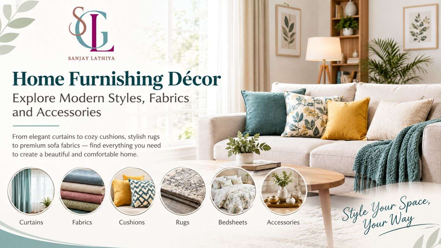 Home Furnishing Décor: Explore Modern Styles, Fabrics and Accessories