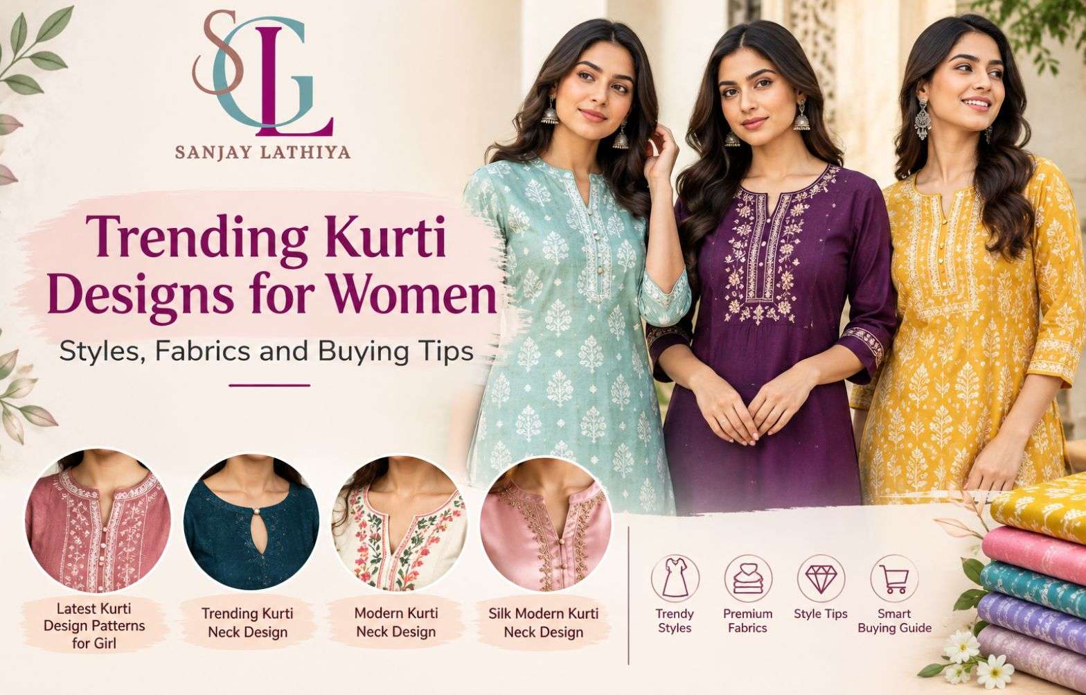 Trending Kurti Designs for Women: Styles, Fabrics and Buying Tips