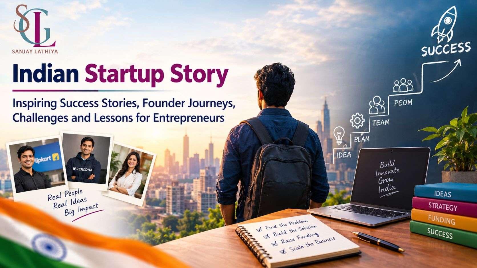 Indian Startup Story: Inspiring Success Stories, Founder Journeys, Challenges and Lessons for Entrepreneurs